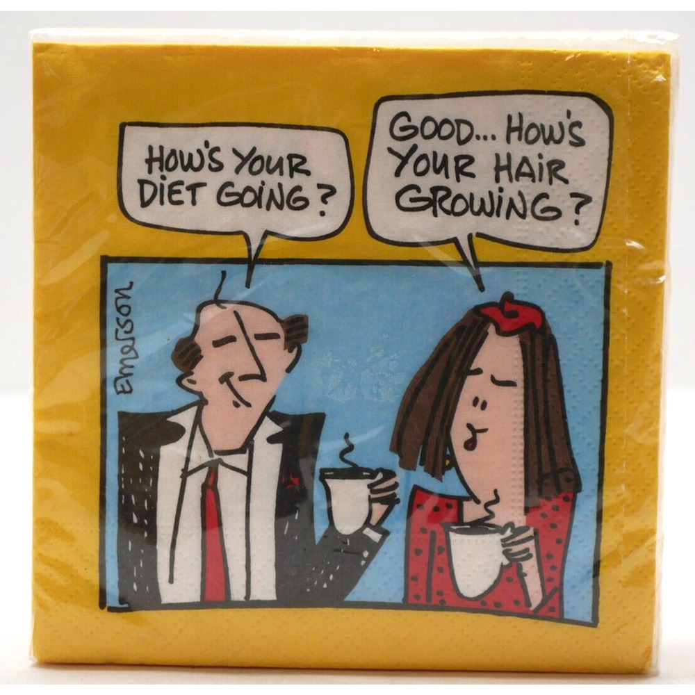 VTG Design Design "How's your diet going?" Cocktail Beverage Novelty Napkins